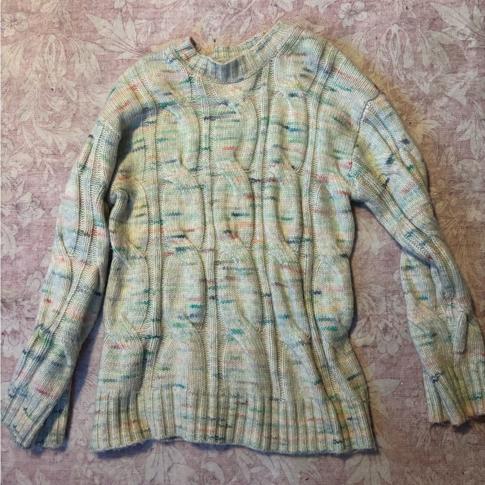 American Eagle Outfitters Pastel Knit Sweater